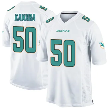 Youth Nike Miami Dolphins Mohamed Kamara White Jersey - Game