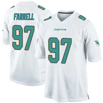 Youth Nike Miami Dolphins Neil Farrell White Jersey - Game