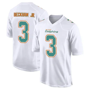 Youth Nike Miami Dolphins Odell Beckham Jr. White Fashion Jersey - Game