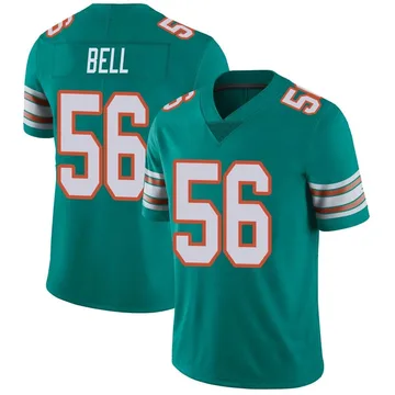 Youth Nike Miami Dolphins Quinton Bell Aqua Alternate Vapor Untouchable Jersey - Limited