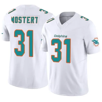 Youth Nike Miami Dolphins Raheem Mostert White Vapor F.U.S.E. Jersey - Limited