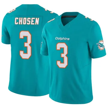 Youth Nike Miami Dolphins Robbie Chosen Aqua Vapor F.U.S.E. Jersey - Limited