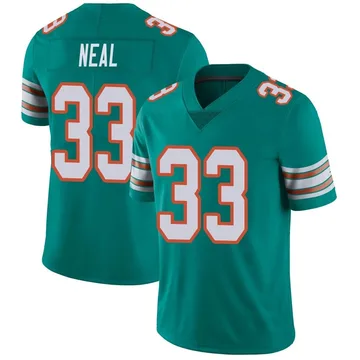 Youth Nike Miami Dolphins Siran Neal Aqua Alternate Vapor Untouchable Jersey - Limited