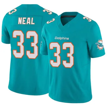 Youth Nike Miami Dolphins Siran Neal Aqua Vapor F.U.S.E. Jersey - Limited