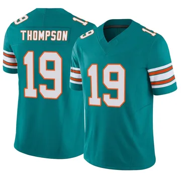 Youth Nike Miami Dolphins Skylar Thompson Aqua Alternate Vapor F.U.S.E. Jersey - Limited