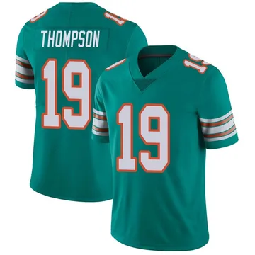 Youth Nike Miami Dolphins Skylar Thompson Aqua Alternate Vapor Untouchable Jersey - Limited