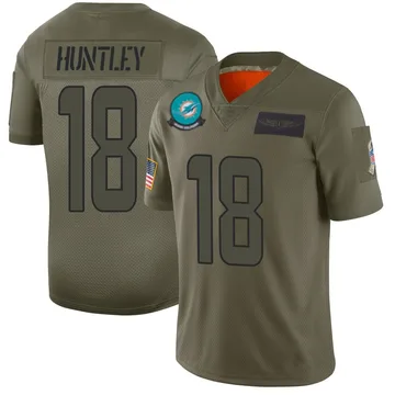 Youth Nike Miami Dolphins Tyler Huntley Camo 2019 Salute to Service Jersey - Limited