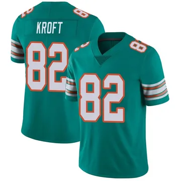 Youth Nike Miami Dolphins Tyler Kroft Aqua Alternate Vapor Untouchable Jersey - Limited