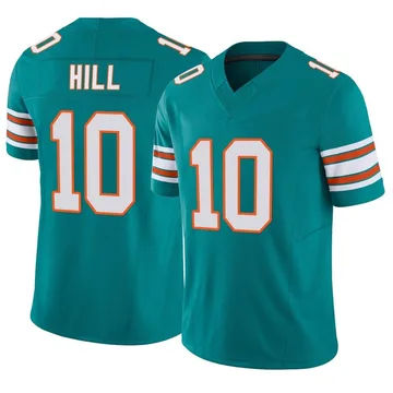 Youth Nike Tyreek Hill Aqua Miami Dolphins Alternate Game Jersey