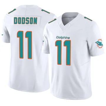 Youth Nike Miami Dolphins Tyrel Dodson White Vapor F.U.S.E. Jersey - Limited