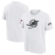 Youth Nike Miami Dolphins White 2024 Salute To Service T-Shirt