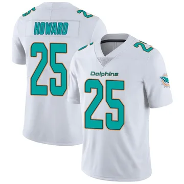 Nike Men's Miami Dolphins Xavien Howard #25 Aqua Game Jersey